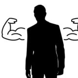 筋肉が付き自信を手に入れる男性