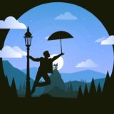 自由に解放された男性